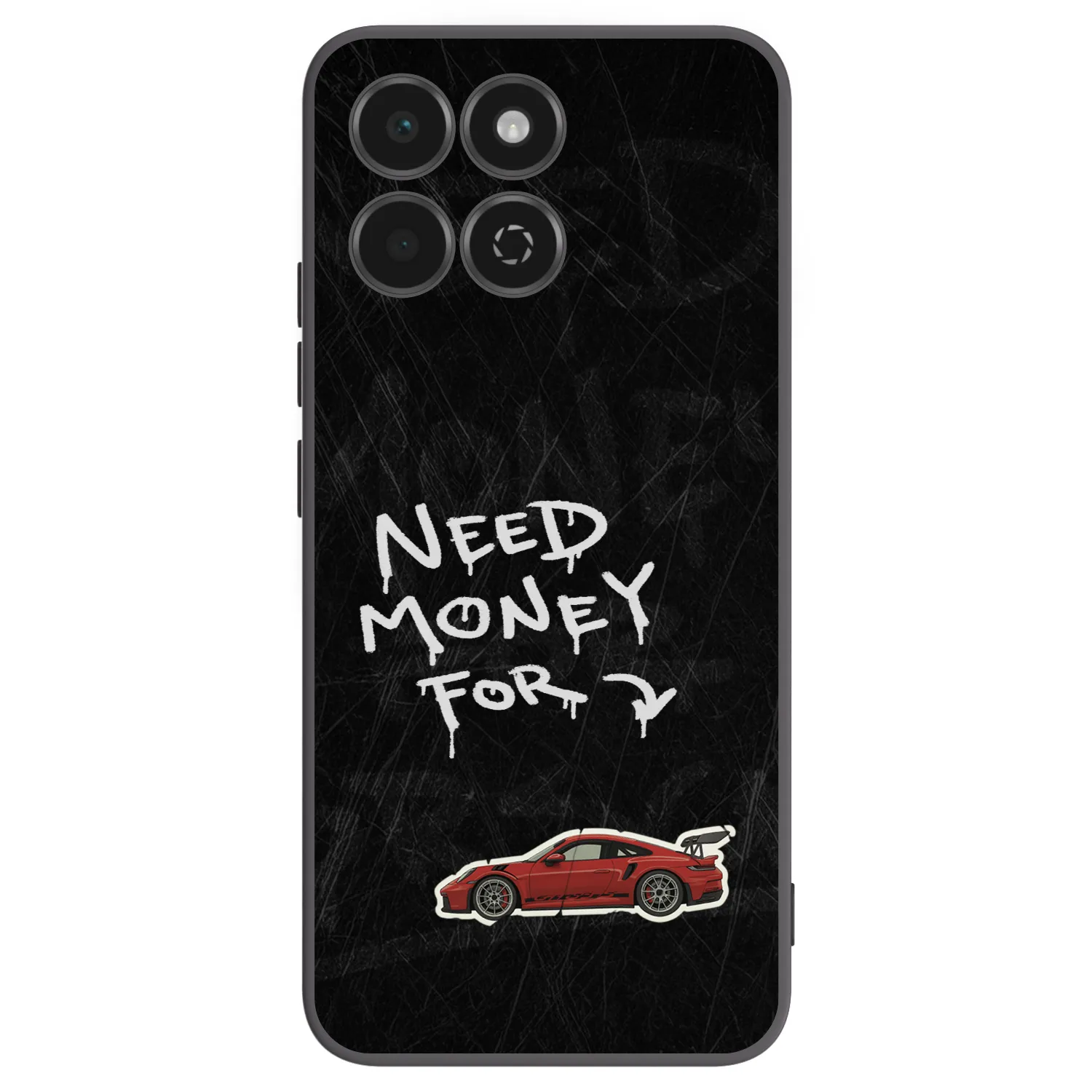 Picasee Honor 200 Smart 5G Hülle - Schwarzes Silikon - Track Mode