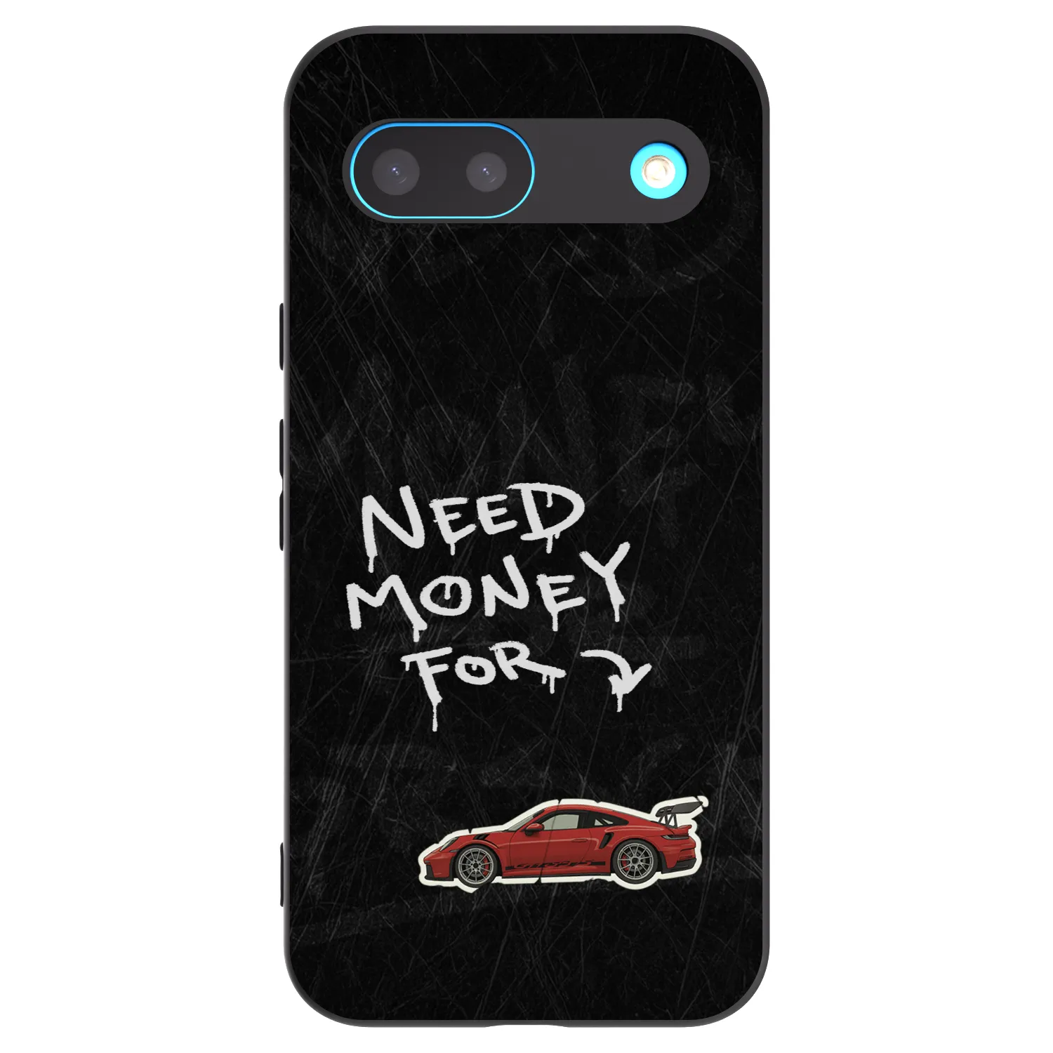 Picasee Google Pixel 8 Hülle - Schwarzes Silikon - Track Mode