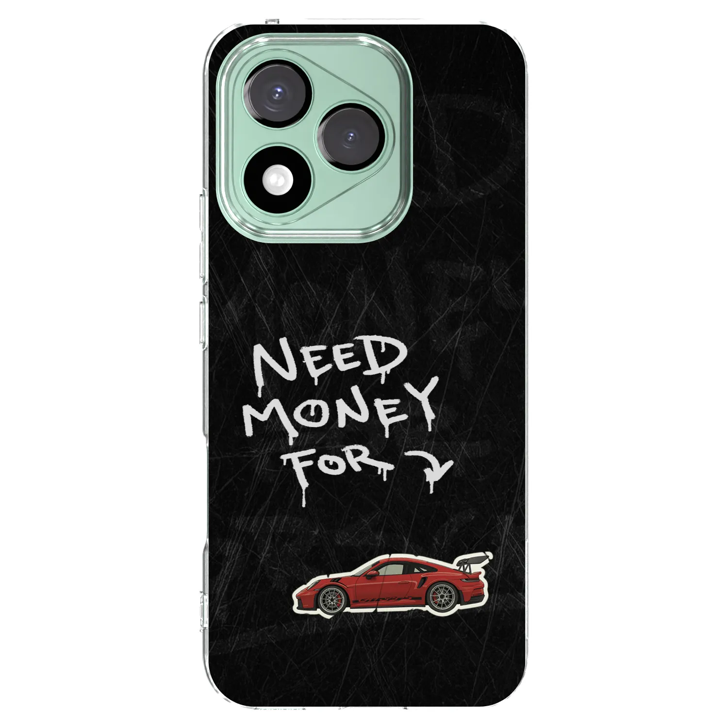 Picasee Honor 400 Lite 5G Hülle - Transparentes Silikon - Track Mode