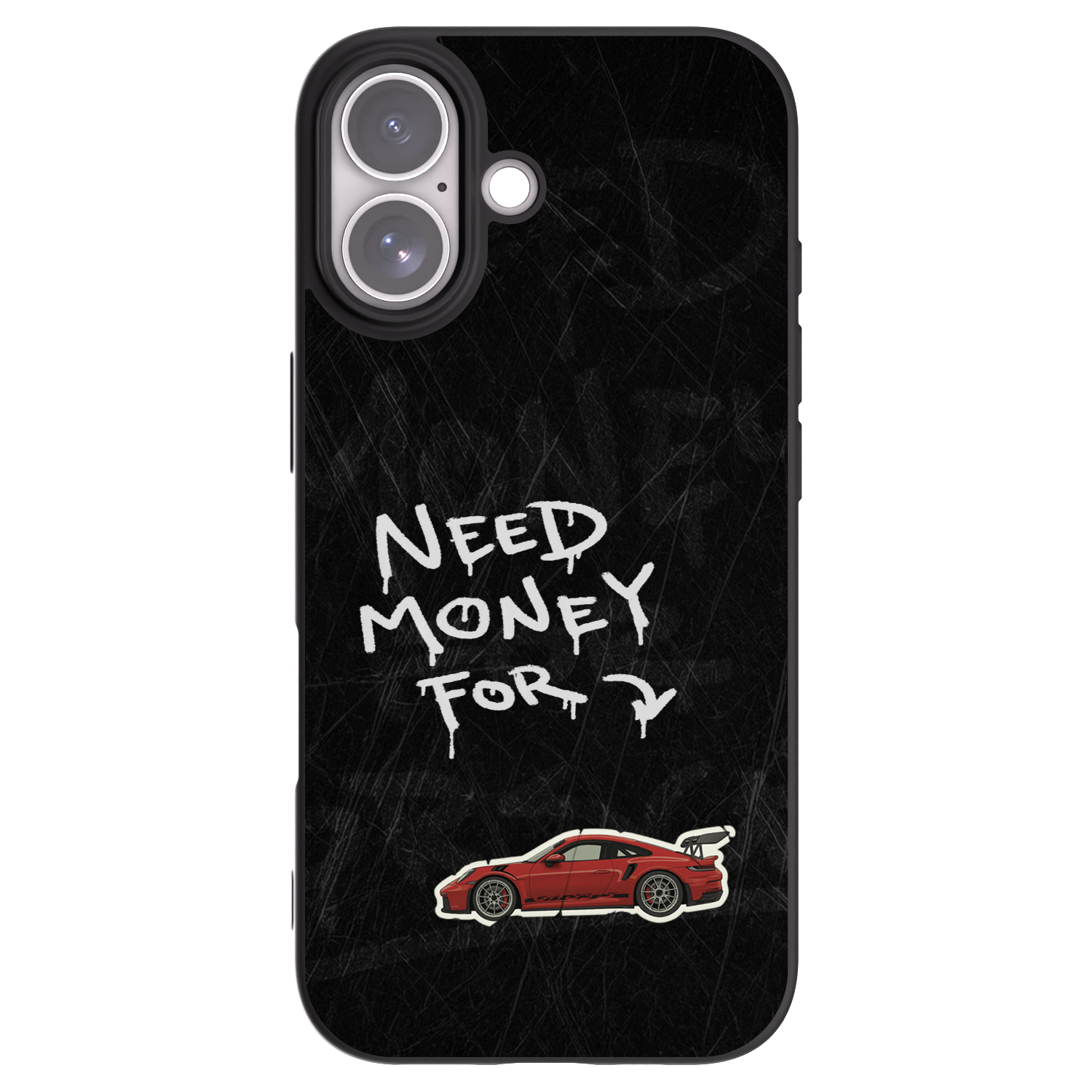 Picasee Apple iPhone 17 Hülle - Schwarzes Silikon - Track Mode