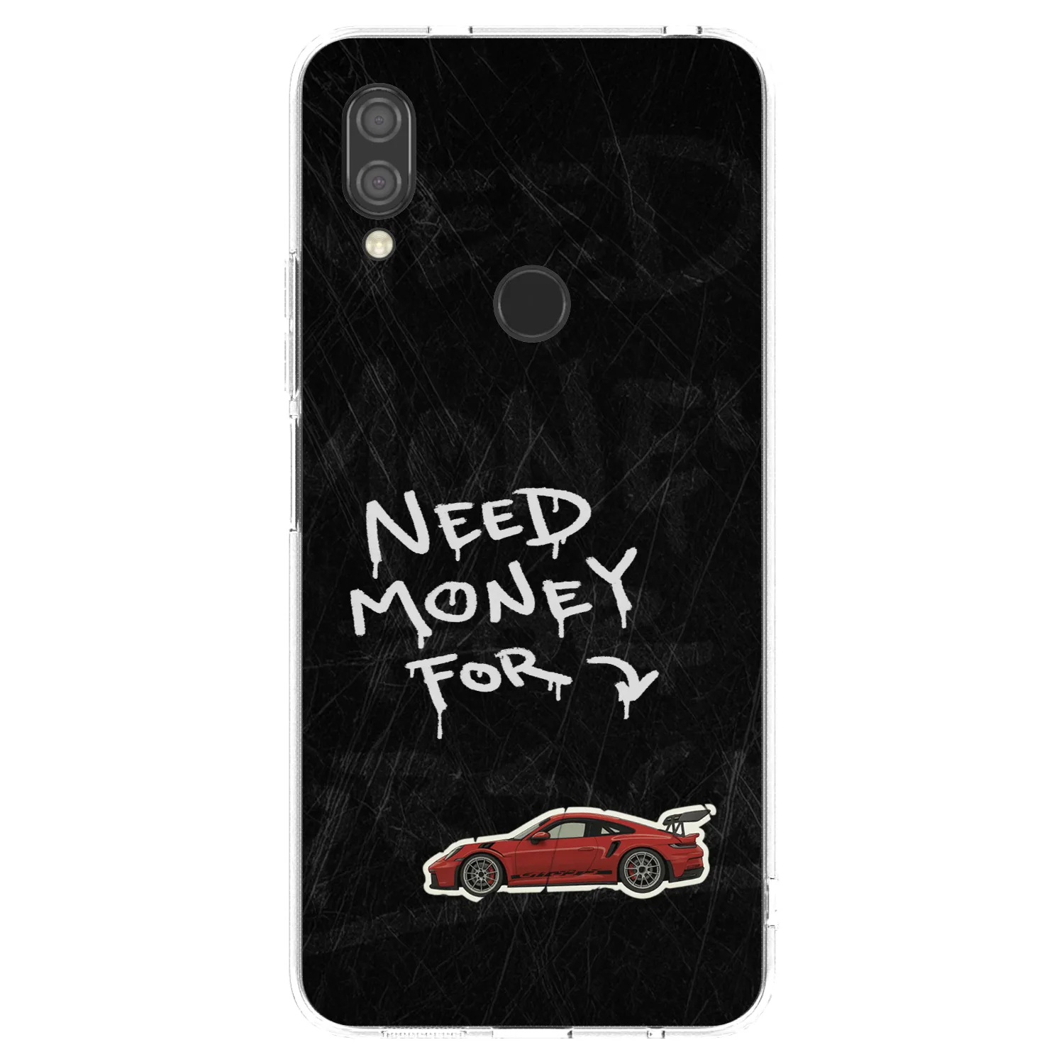 Picasee Xiaomi Redmi 7 Hülle - Transparentes Silikon - Track Mode