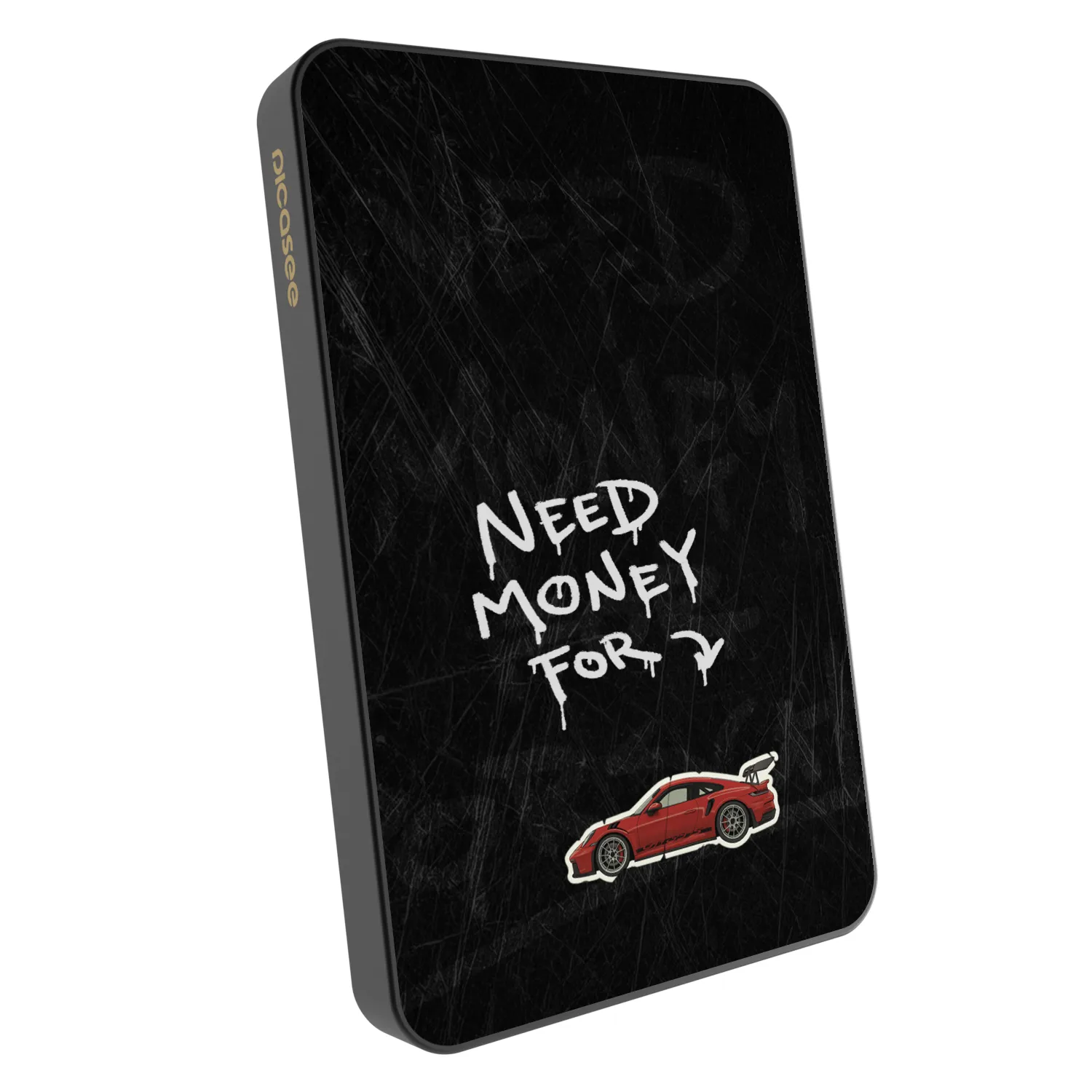 Picasee Powerbank mit MagSafe 5 000 mAh Grau - Track Mode