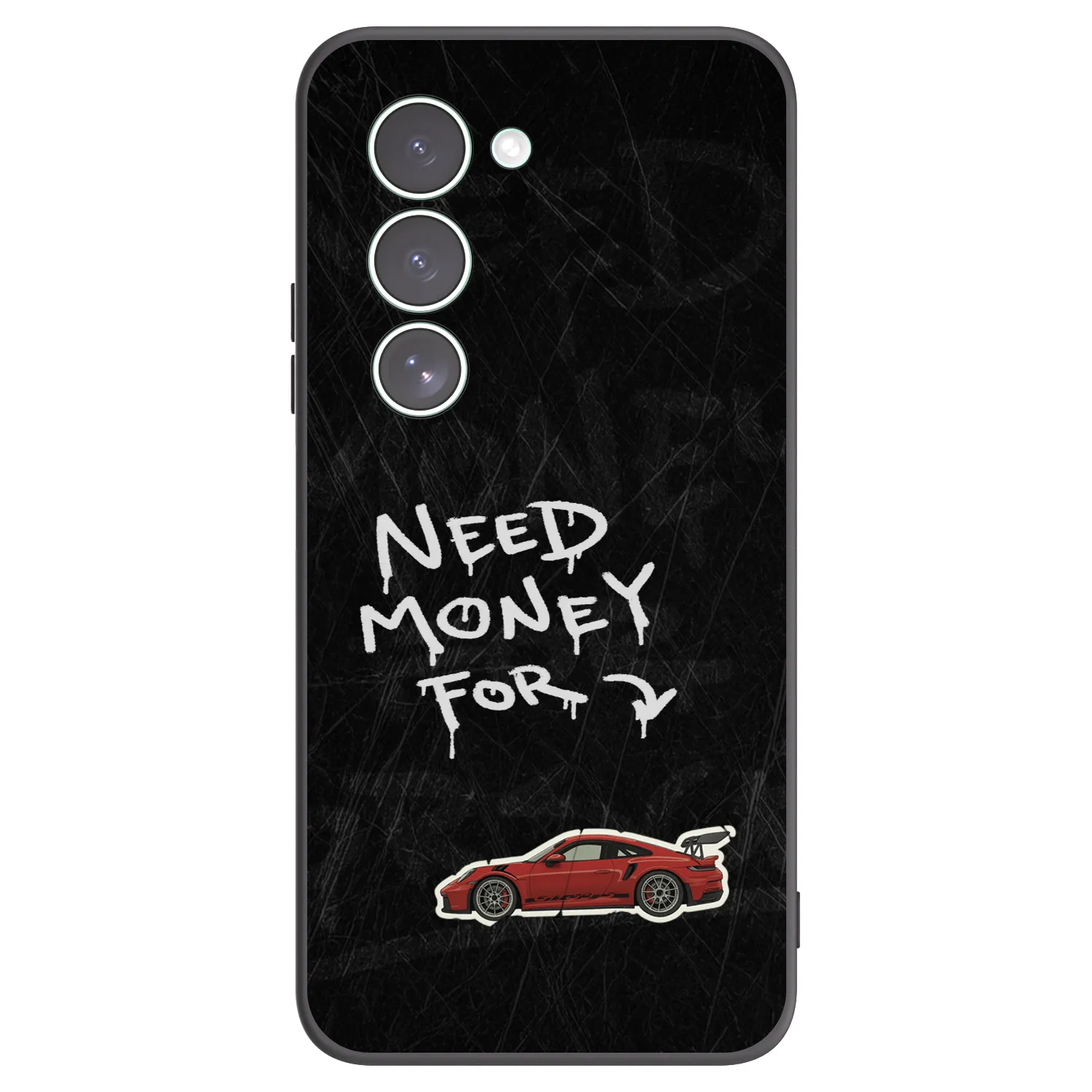 Picasee Xiaomi Redmi 15 5G Hülle - Schwarzes Silikon - Track Mode