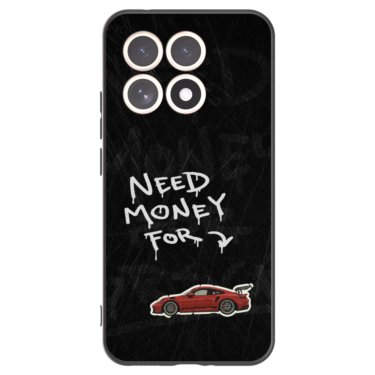 Picasee Xiaomi 15T Hülle - Schwarzes Silikon - Track Mode