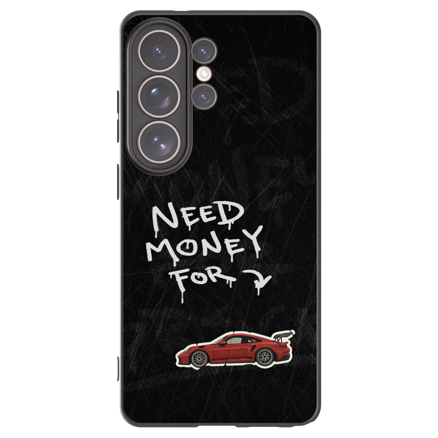 Picasee Samsung Galaxy S26 Ultra Hülle - Schwarzes Silikon - Track Mode