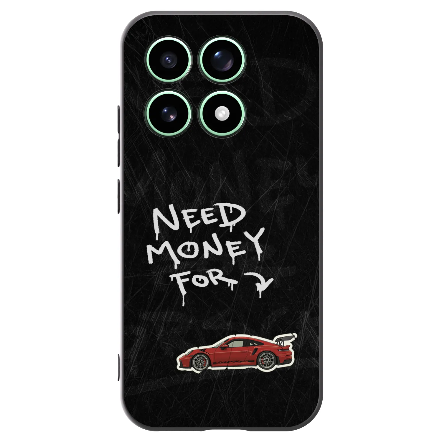 Picasee Xiaomi 17 Hülle - Schwarzes Silikon - Track Mode