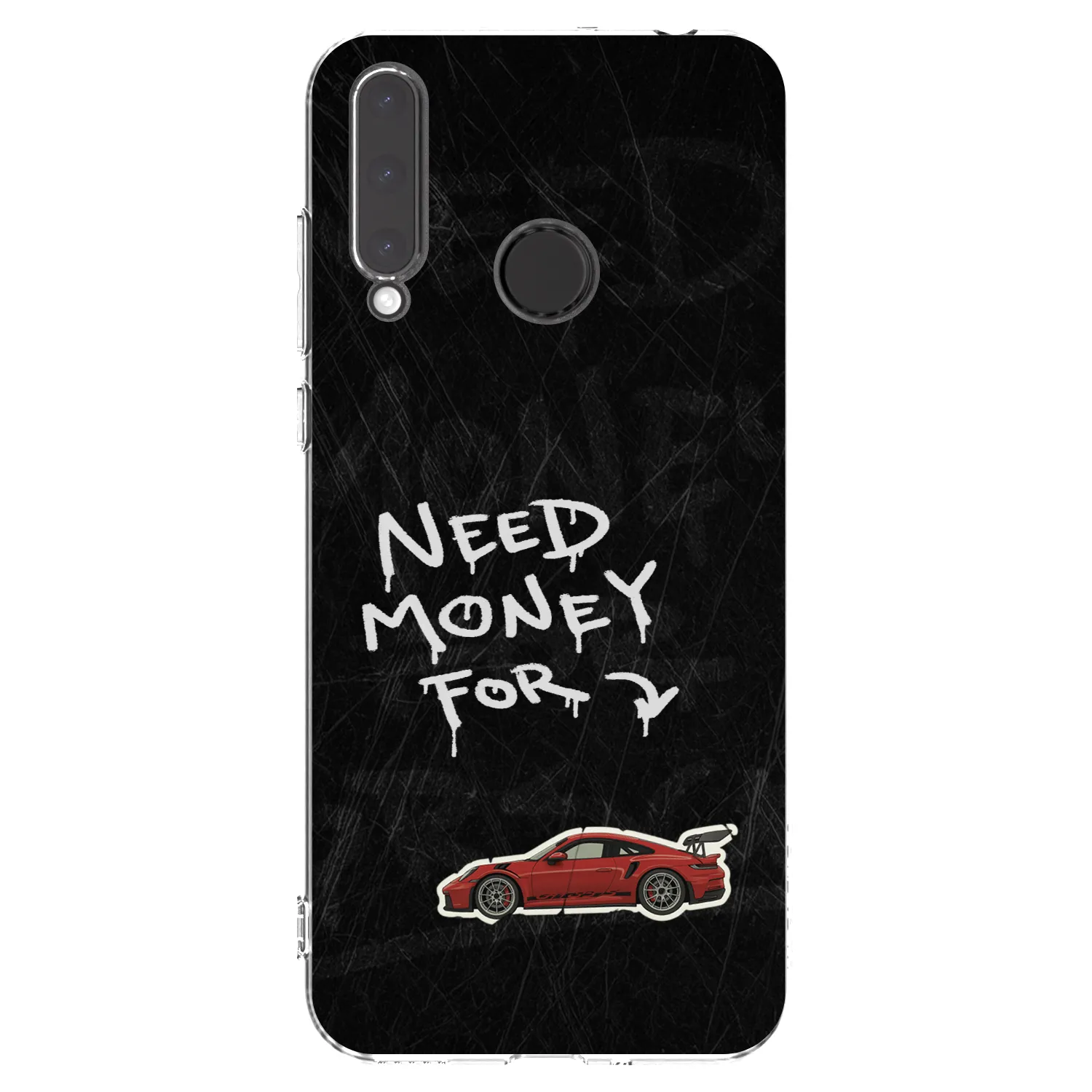 Picasee Honor 20 Lite Hülle - Transparentes Silikon - Track Mode