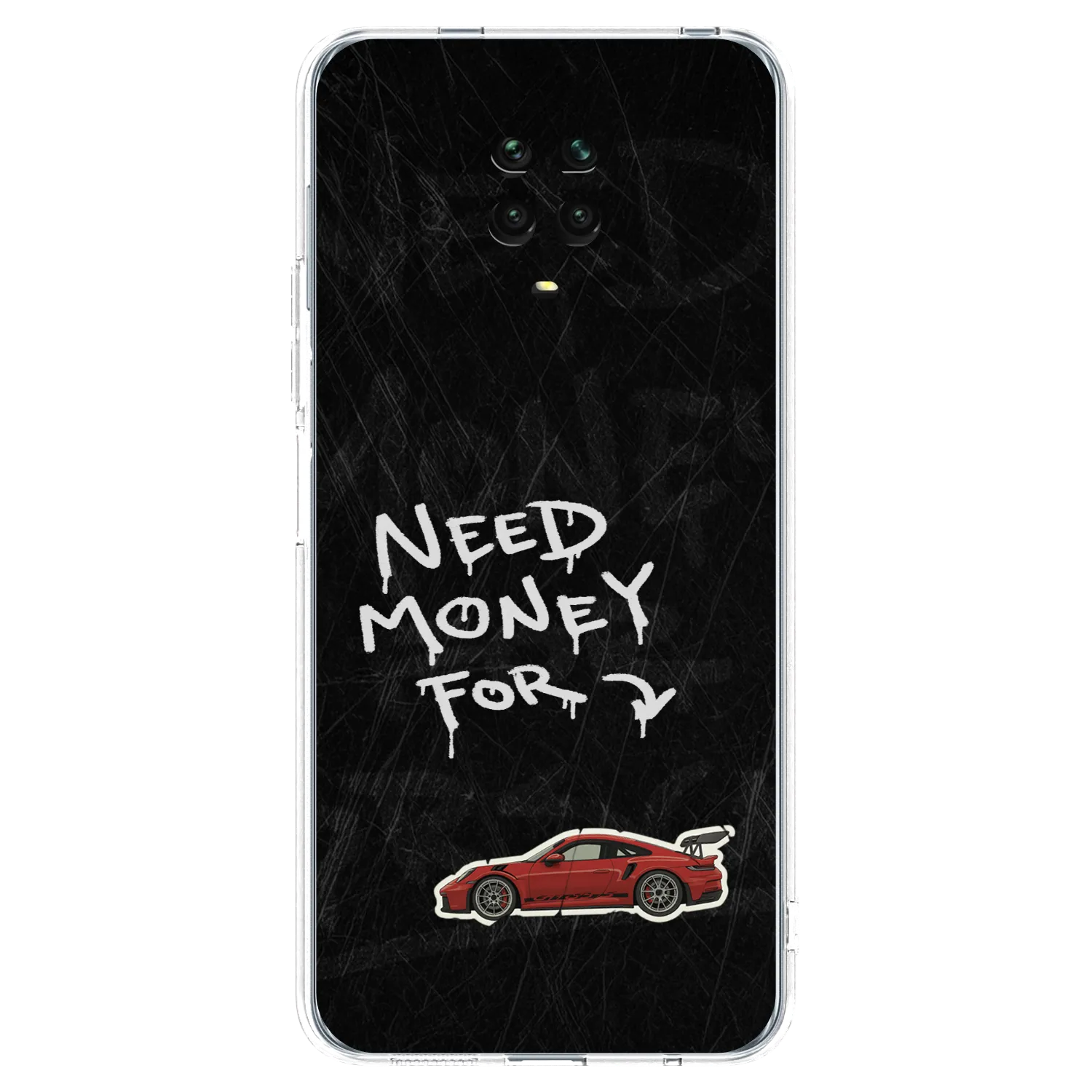 Picasee Xiaomi Redmi Note 9 Pro Hülle - Transparentes Silikon - Track Mode