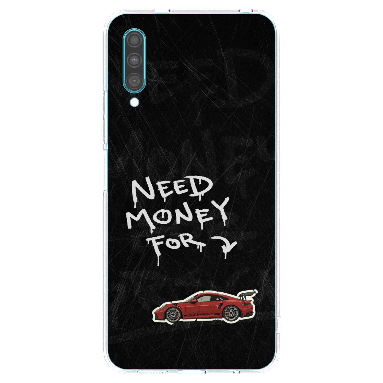 Picasee Samsung Galaxy A30s A307F Hülle - Transparentes Silikon - Track Mode