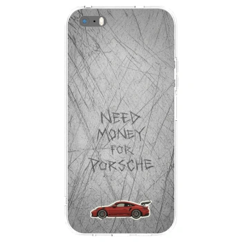 Picasee Apple iPhone 5/5S/SE Hülle - Transparentes Silikon - Garage Scratch