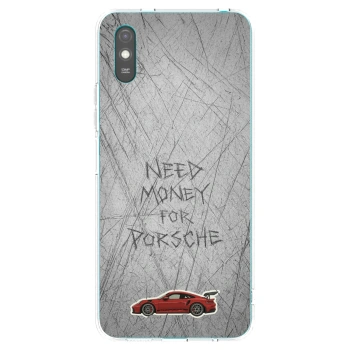 Picasee Xiaomi Redmi 9A Hülle - Transparentes Silikon - Garage Scratch