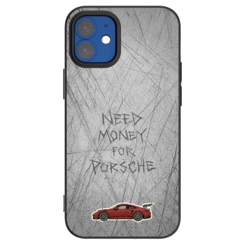 Picasee Apple iPhone 12 mini Hülle - Schwarzes Silikon - Garage Scratch