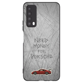 Picasee Huawei P Smart 2021 Hülle - Schwarzes Silikon - Garage Scratch