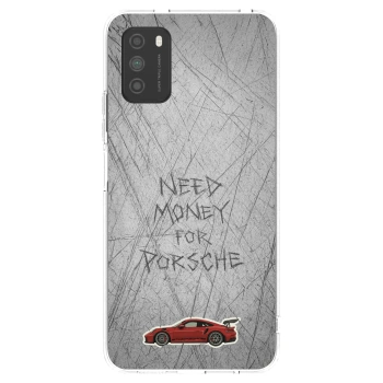 Picasee Xiaomi Poco M3 Hülle - Transparentes Silikon - Garage Scratch