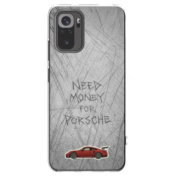 Picasee Xiaomi Redmi Note 10S Hülle - Transparentes Silikon - Garage Scratch