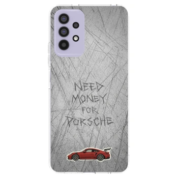 Picasee Samsung Galaxy A32 4G SM-A325F Hülle - Transparentes Silikon - Garage Scratch