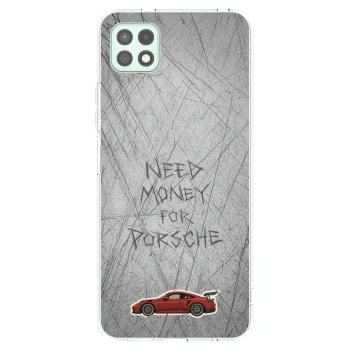 Picasee Samsung Galaxy A22 A226B 5G Hülle - Transparentes Silikon - Garage Scratch