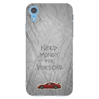 Picasee Apple iPhone XR Hülle - Transparentes Silikon - Garage Scratch
