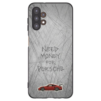 Picasee Samsung Galaxy A13 4G A135 Hülle - Schwarzes Silikon - Garage Scratch