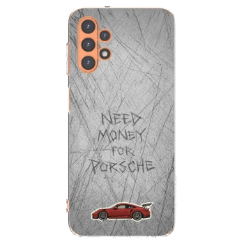 Picasee Samsung Galaxy A13 4G A135 Hülle - Transparentes Silikon - Garage Scratch