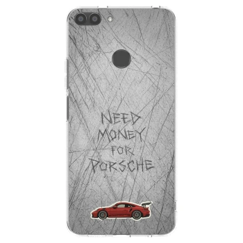 Picasee Huawei P Smart Hülle - Transparentes Silikon - Garage Scratch