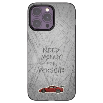 Picasee Apple iPhone 14 Pro Max Hülle - Schwarzes Silikon - Garage Scratch