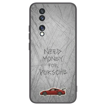 Picasee Honor 70 Hülle - Schwarzes Silikon - Garage Scratch