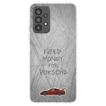 Picasee Samsung Galaxy A73 5G Hülle - Transparentes Silikon - Garage Scratch