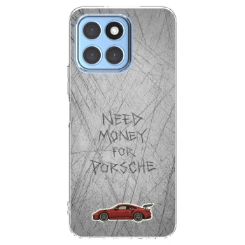 Picasee Honor X8 5G Hülle - Transparentes Silikon - Garage Scratch