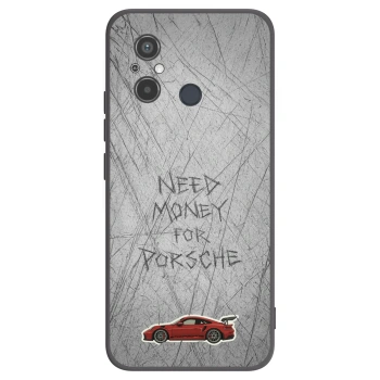 Picasee Xiaomi Redmi 12C Hülle - Schwarzes Silikon - Garage Scratch