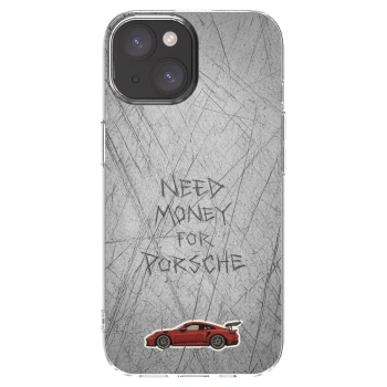 Picasee Apple iPhone 15 Hülle - Transparentes Silikon - Garage Scratch
