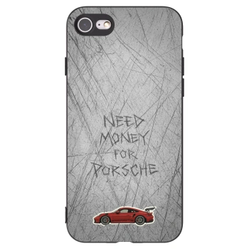 Picasee Apple iPhone 7 Hülle - Schwarzes Silikon - Garage Scratch