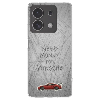 Picasee Xiaomi Redmi Note 13 4G Hülle - Transparentes Silikon - Garage Scratch