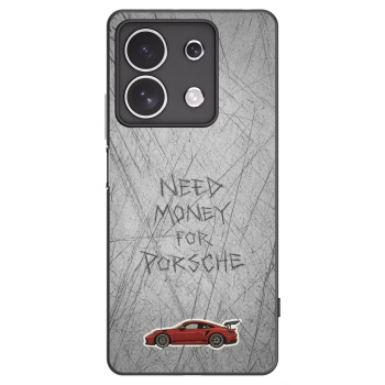 Picasee Xiaomi Redmi Note 13 4G Hülle - Schwarzes Silikon - Garage Scratch