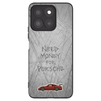 Picasee Honor X8b Hülle - Schwarzes Silikon - Garage Scratch