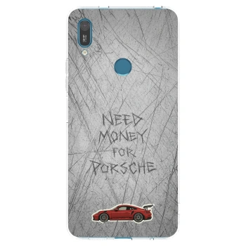 Picasee Huawei Y7 2019 Hülle - Transparentes Silikon - Garage Scratch