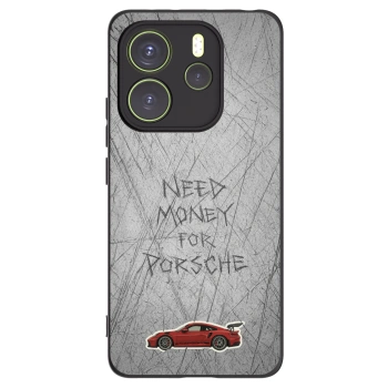 Picasee Xiaomi Redmi Note 14 4G Hülle - Schwarzes Silikon - Garage Scratch