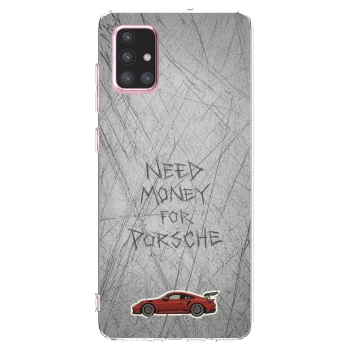 Picasee Samsung Galaxy A71 A715F Hülle - Transparentes Silikon - Garage Scratch