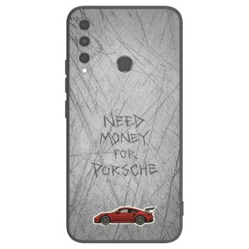 Picasee Huawei P40 Lite E Hülle - Schwarzes Silikon - Garage Scratch