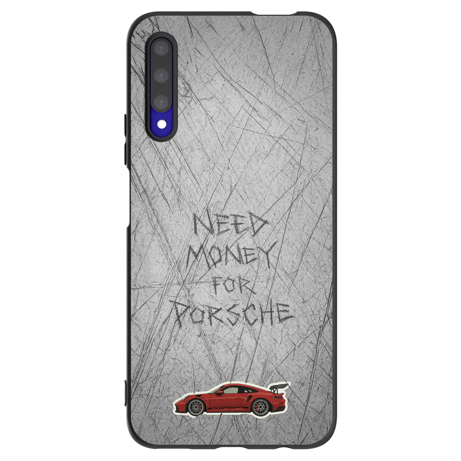 Picasee Honor 9X Pro Hülle - Schwarzes Silikon - Garage Scratch