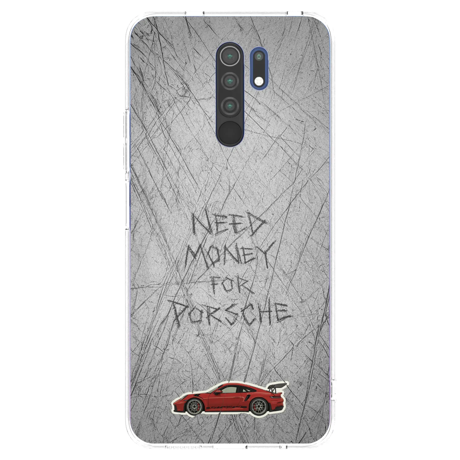 Picasee Xiaomi Redmi 9 Hülle - Transparentes Silikon - Garage Scratch