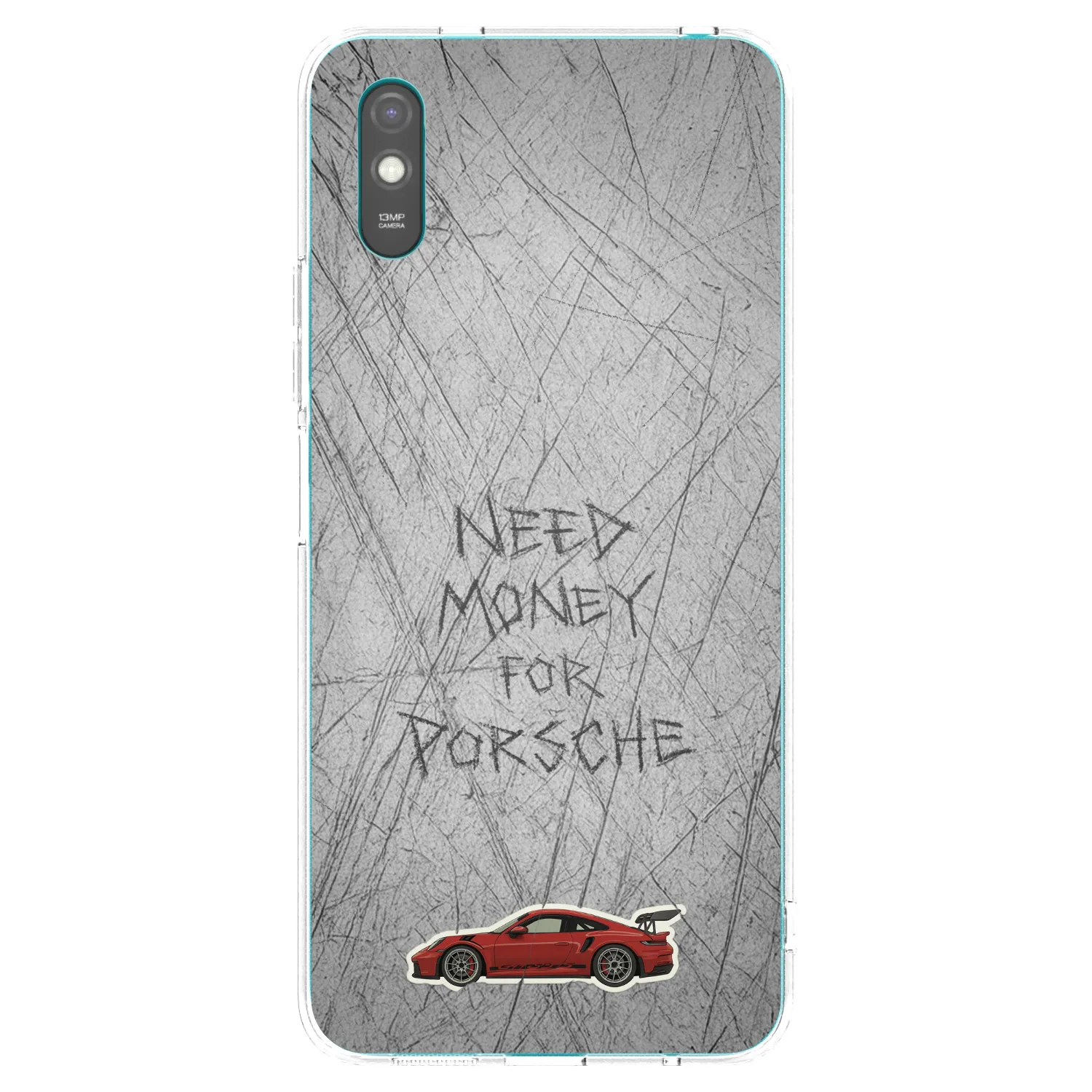 Picasee Xiaomi Redmi 9A Hülle - Transparentes Silikon - Garage Scratch