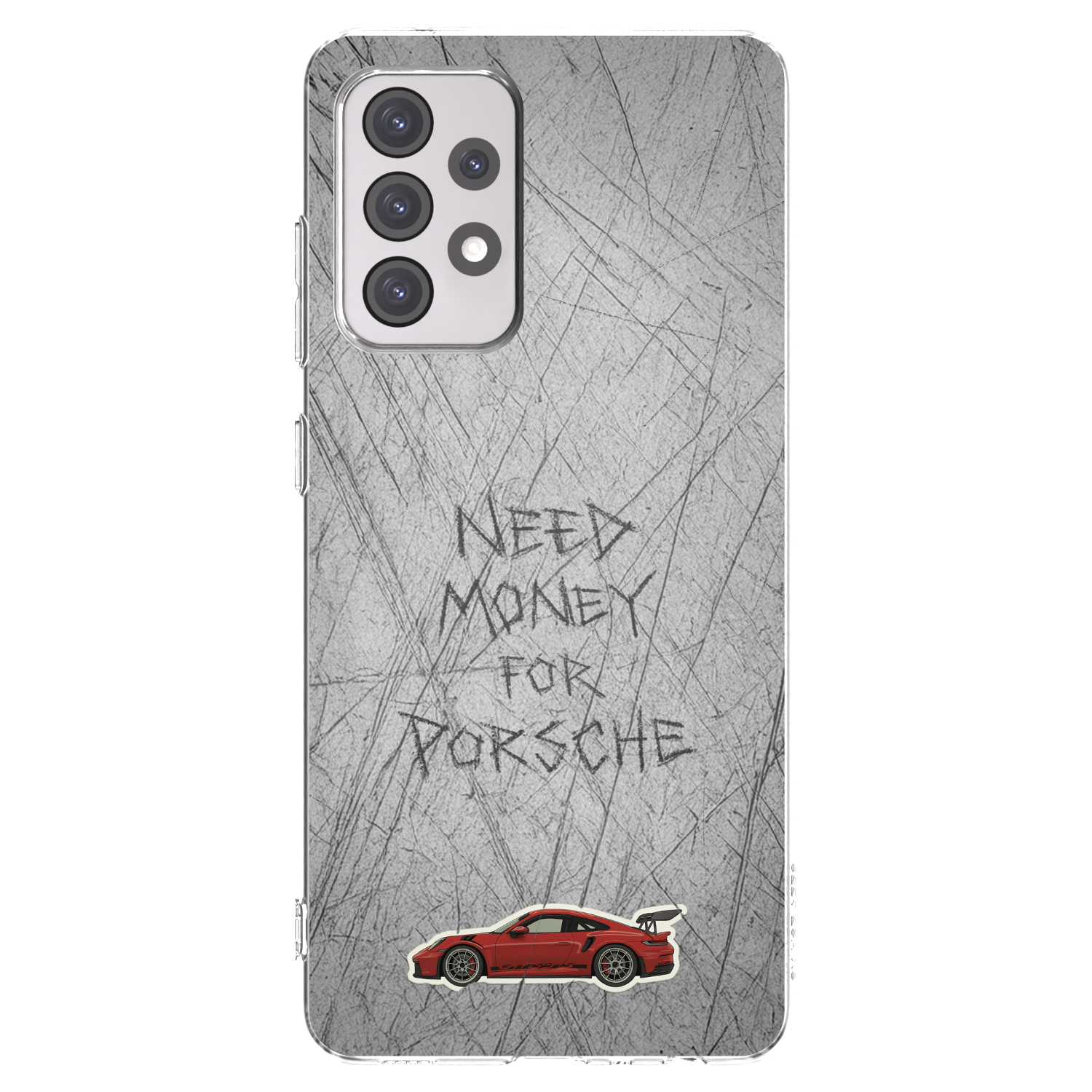 Picasee Samsung Galaxy A52 5G A525F Hülle - Transparentes Silikon - Garage Scratch
