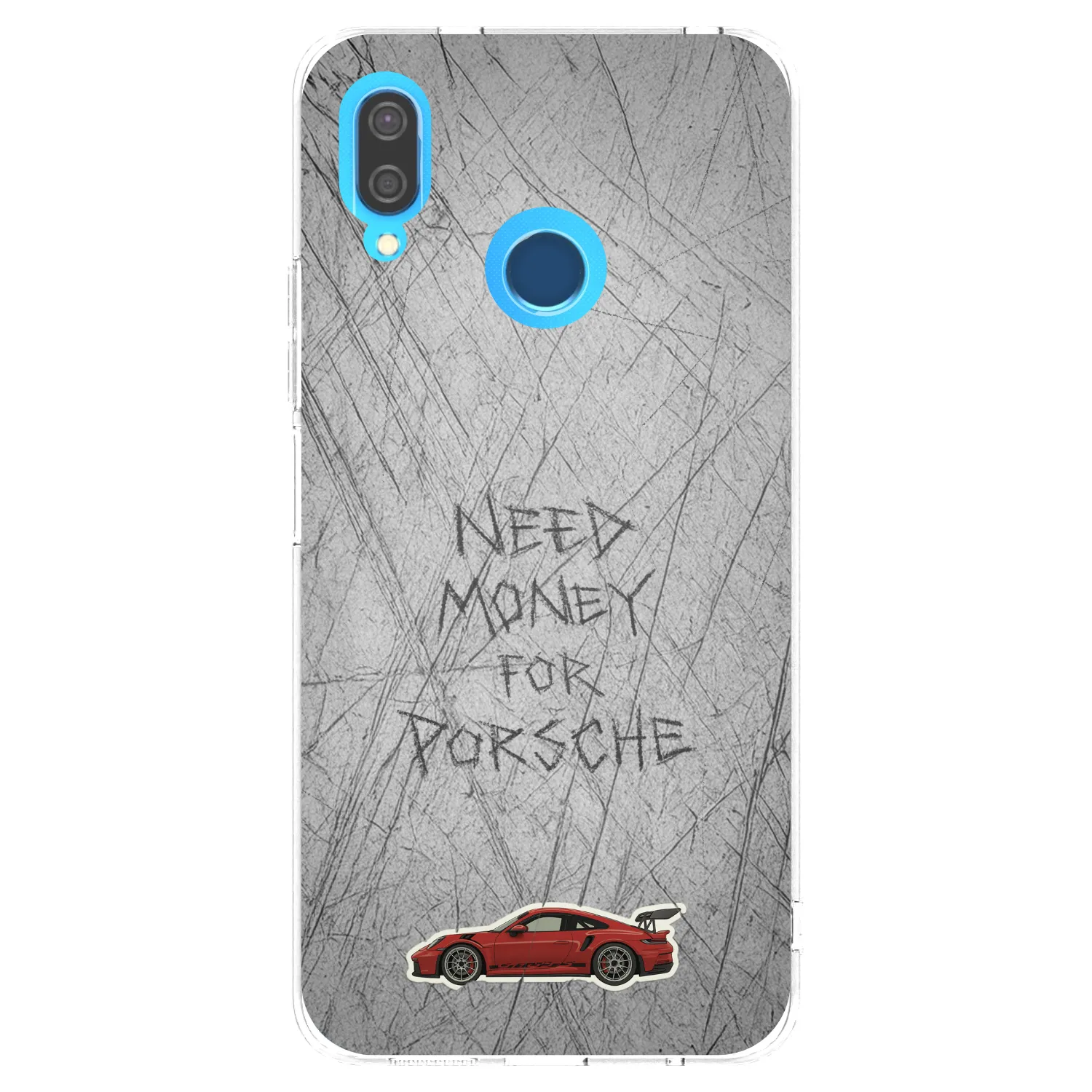 Picasee Huawei P20 Lite Hülle - Transparentes Silikon - Garage Scratch