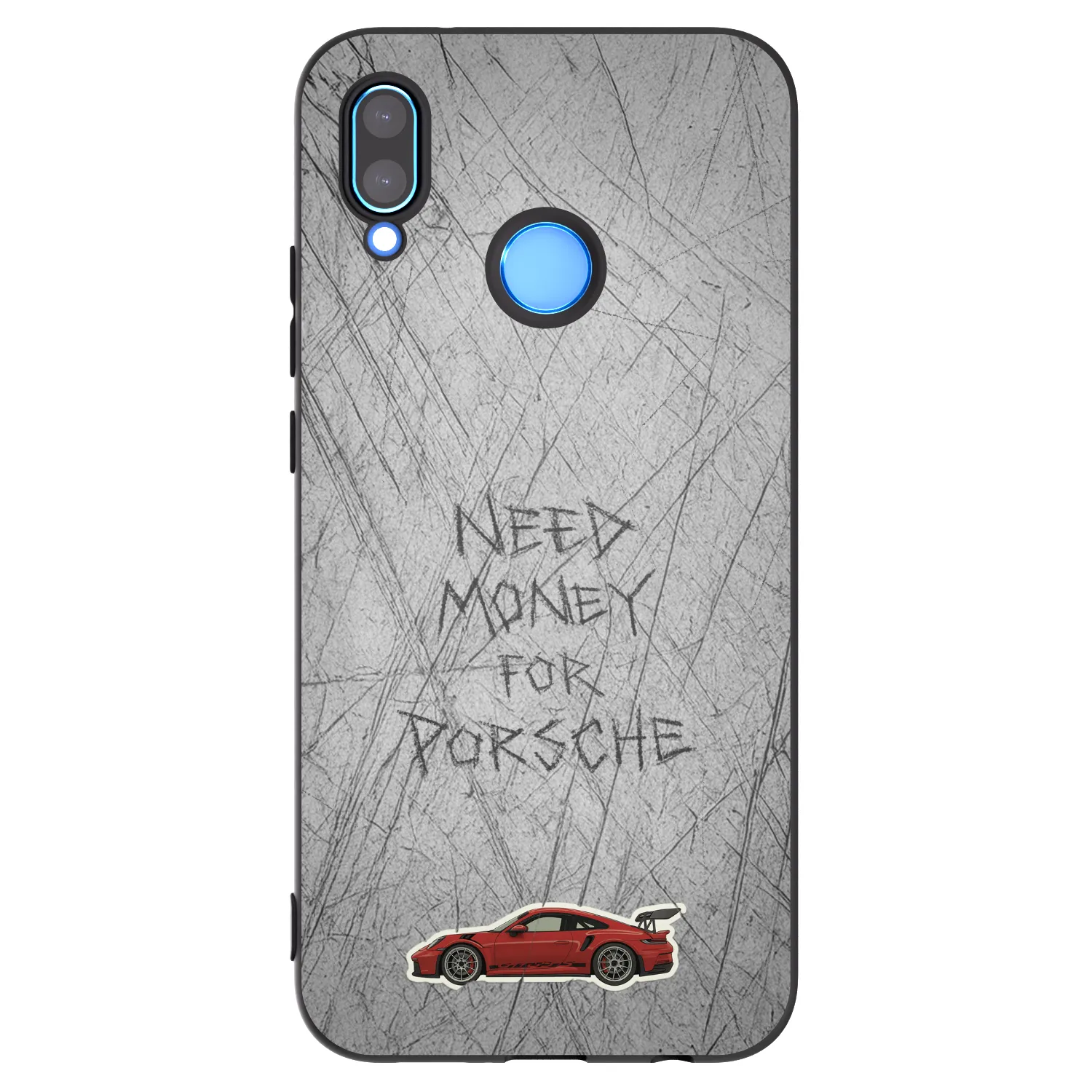 Picasee Huawei P20 Lite Hülle - Schwarzes Silikon - Garage Scratch