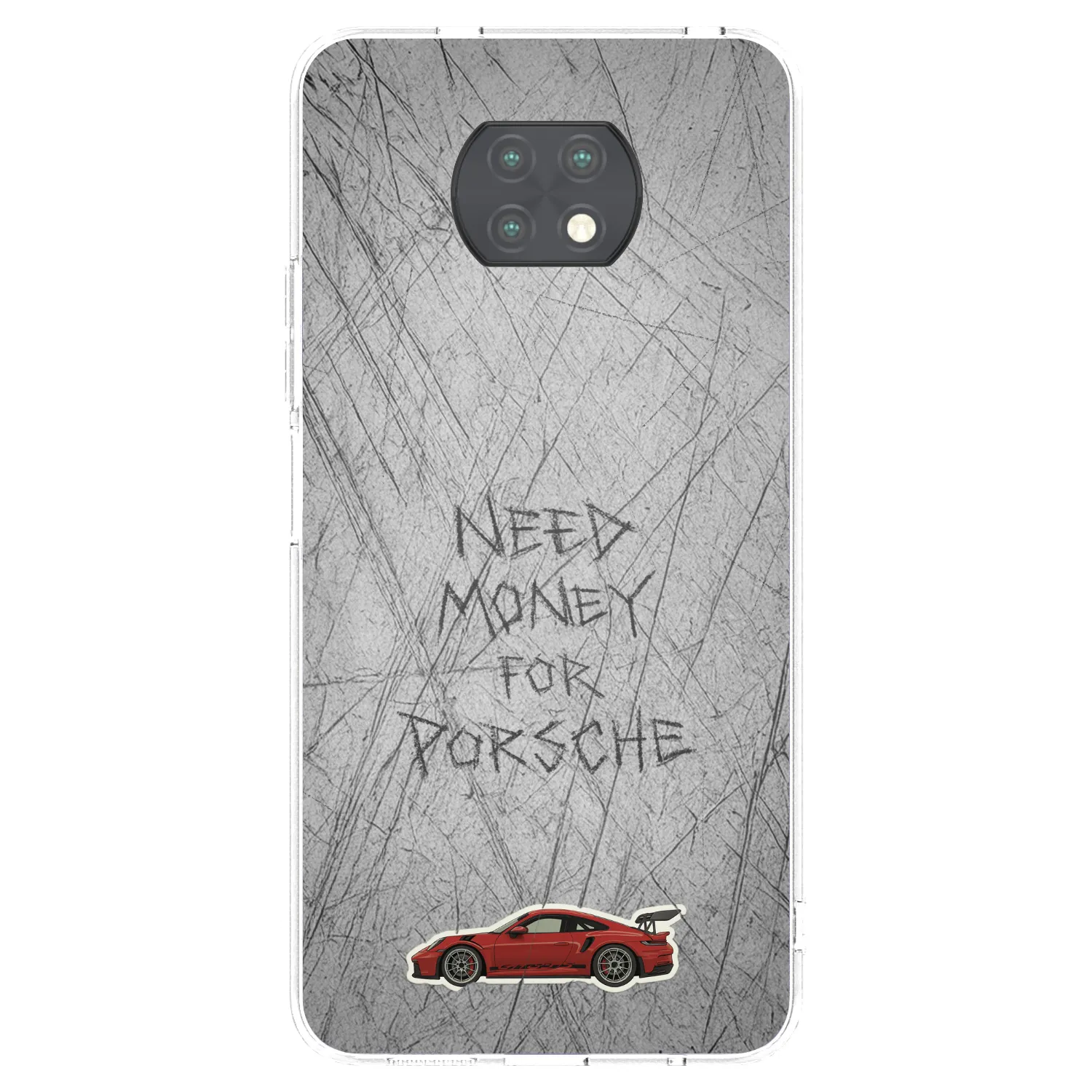 Picasee Xiaomi Redmi Note 9T Hülle - Transparentes Silikon - Garage Scratch