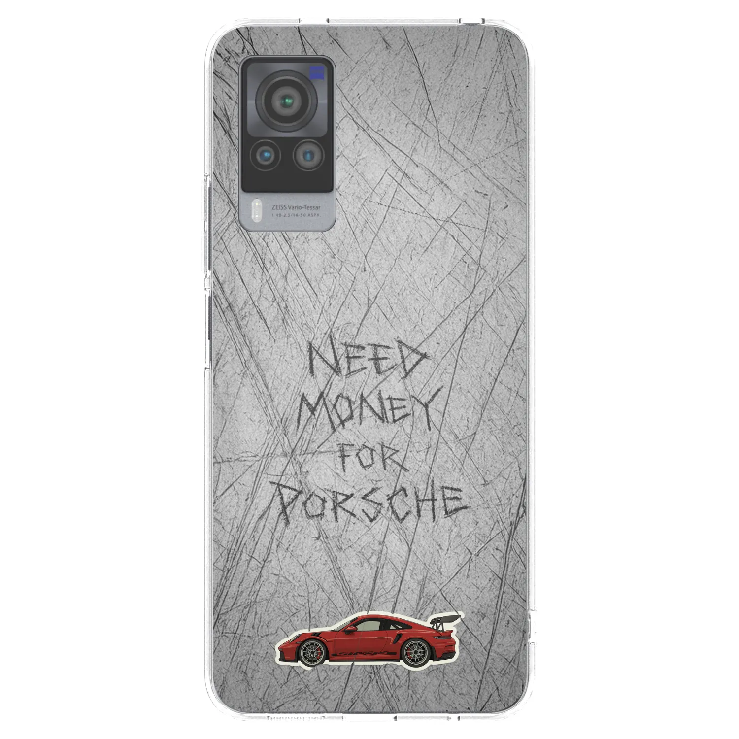 Picasee Vivo X60 Pro 5G Hülle - Transparentes Silikon - Garage Scratch