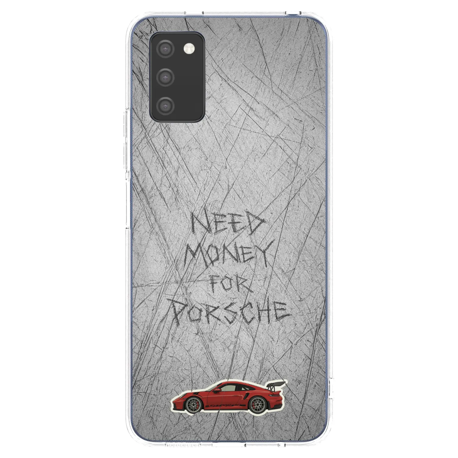 Picasee Samsung Galaxy A03s A037G Hülle - Transparentes Silikon - Garage Scratch