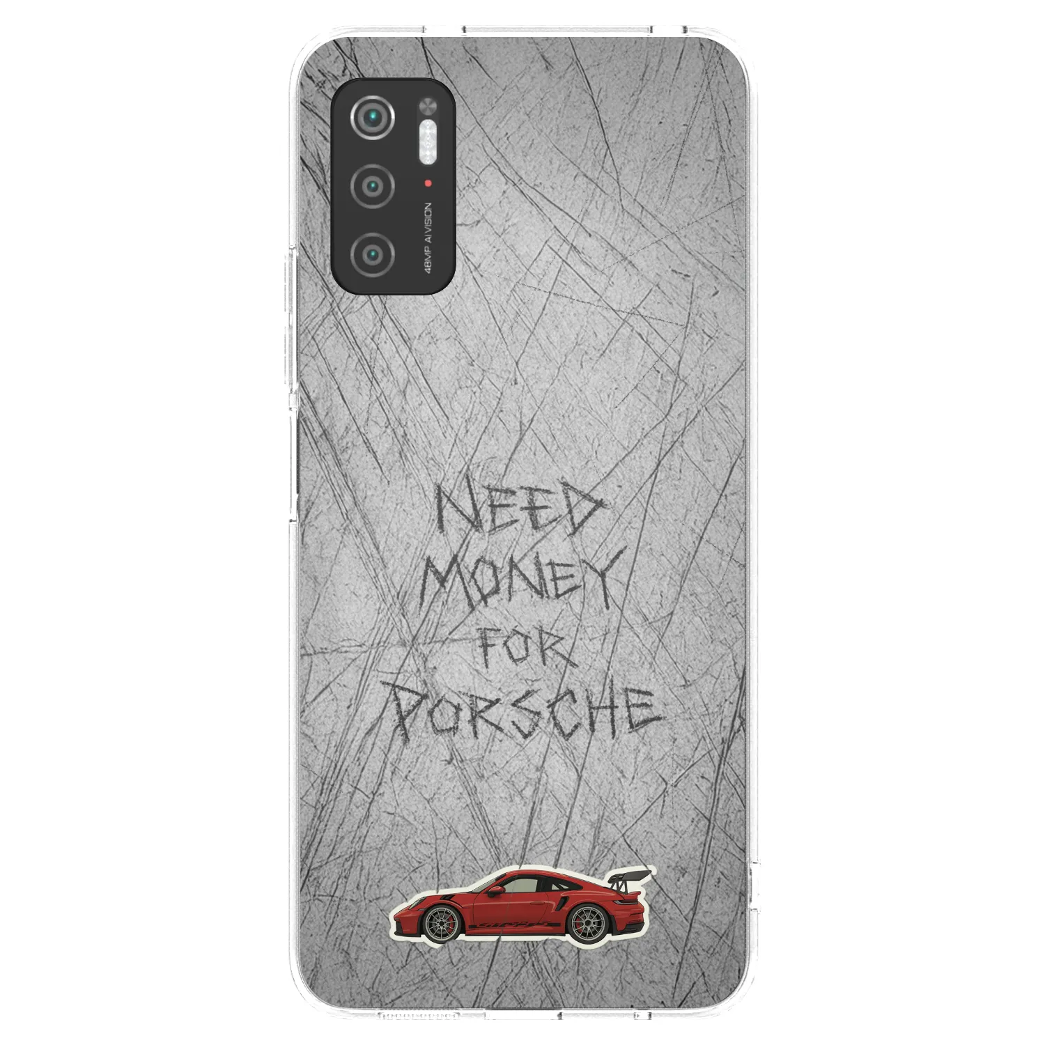 Picasee Xiaomi Poco M3 Pro 5G Hülle - Transparentes Silikon - Garage Scratch