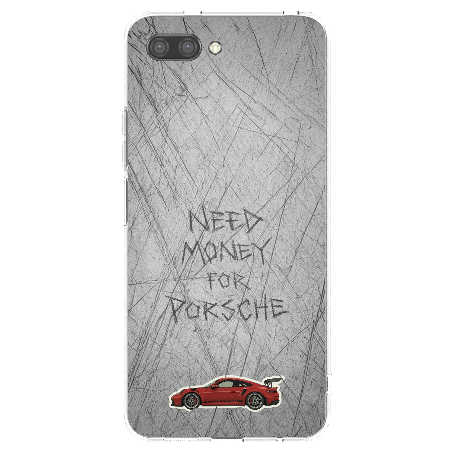 Picasee Honor 10 Hülle - Transparentes Silikon - Garage Scratch